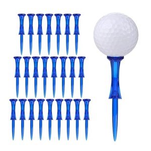 50 Count Blue Plastic Golf Tees - 3-1/4”