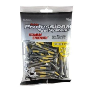 Pride Golf Tees 2-3/4-Inch, 75 Count Black