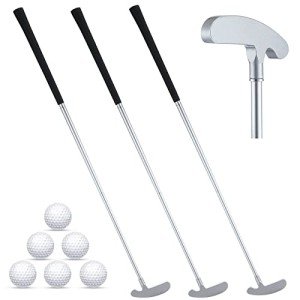 Wettarn 3 Set Mini Golf Putters with Practice Balls