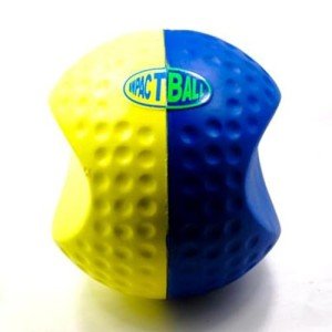 Golf Impact Ball Swing Trainer - Blue/Yellow
