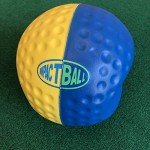 Golf Impact Ball Swing Trainer - Blue/Yellow