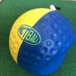 Golf Impact Ball Swing Trainer - Blue/Yellow