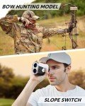 WOSPORTS 1500-Yard Slope Golf Rangefinder