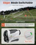 Bestsee 1500 Yards Laser Golf Rangefinder with Slope