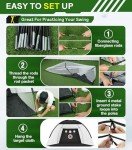 10x7ft Golf Practice Net with Tri-Turf Mat