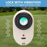 Laser Golf Rangefinder with Slope and 1200 Yards