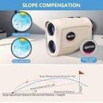 Laser Golf Rangefinder with Slope and 1200 Yards