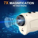 Laser Golf Rangefinder with Slope and 1200 Yards