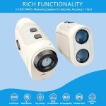 Laser Golf Rangefinder with Slope and 1200 Yards