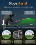 Rechargeable Golf Range Finder with Slope & Magnetic