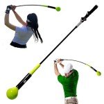 Golf Swing Trainer with Molded Grip Aid