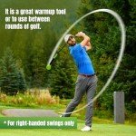 Golf Swing Trainer with Molded Grip Aid