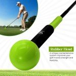 Golf Swing Trainer with Molded Grip Aid