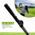Golf Swing Trainer with Molded Grip Aid