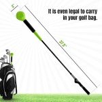 Golf Swing Trainer with Molded Grip Aid