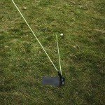 Golf Alignment Stick Holder and Swing Trainer