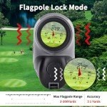 PONADA Laser Golf Rangefinder with Slope & Vibration