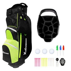 XDriveMax 15-Way Golf Cart Bag with Cooler