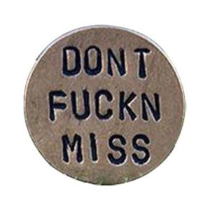 Funny Gold Golf Ball Markers for Golfers