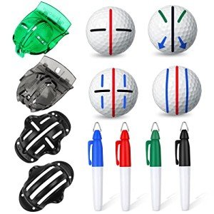 8-Pack Golf Ball Marker and Liner Set