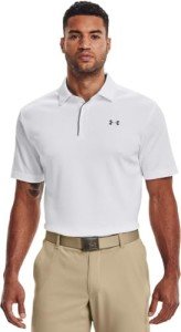 Under Armour Men's UA Tech Golf Polo - White