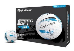 TaylorMade SPEEDSOFT Blue Golf Balls - 12 Pack