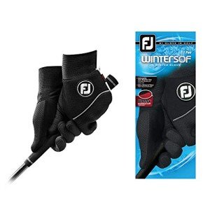FootJoy Men's WinterSof Golf Glove - Black