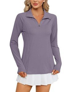 LOMON Women's Sun Protection Quick-Dry Golf Shirt