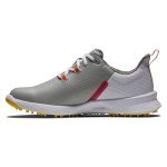 FootJoy Women's FJ Fuel Golf Shoes, Grey/White/Yellow