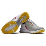 FootJoy Women's FJ Fuel Golf Shoes, Grey/White/Yellow