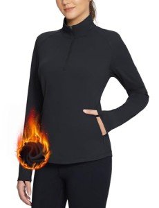 BALEAF Women's Water-Resistant Fleece Pullover Jacket