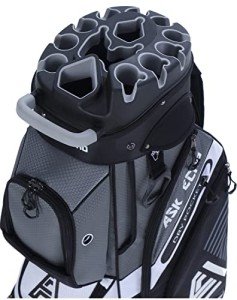 ASK ECHO T-Lock 14-Way Golf Cart Bag - Grey