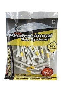 Pride Men's Professional Evolution Golf Tees - Yellow