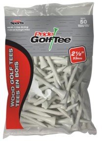 Pride Golf Deluxe Tees – 50 Count Pack