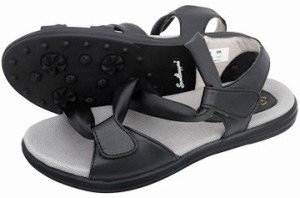 Grace Women's Golf Sandals by Sandbaggers - Black