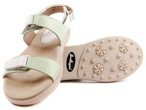 Sandbaggers Lola Women's Golf Sandal - Mint, Size 9