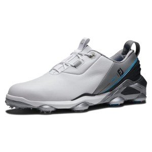 FootJoy Men's Tour Alpha Golf Shoe - White/Grey/Blue