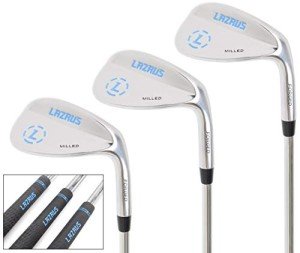 Lazrus Golf Premium Forged Wedge Set (RH 52, 56, 60)