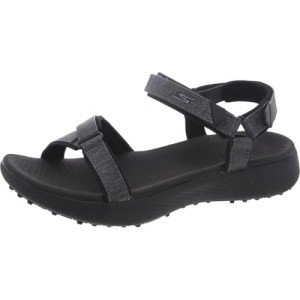 Skechers Women's 600 Spikeless Golf Sandals - Black