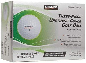 Kirkland Signature 3-Piece Urethane Golf Balls - 2 Dozen