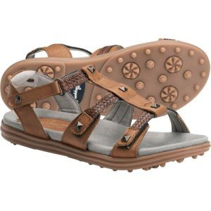 Sandbaggers CeCe Women's Brown Golf Sandals