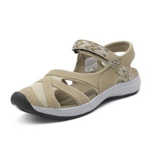 Women's Sport Athletic Sandals - Size 10, Beige
