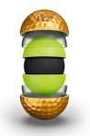 Vice Golf Pro Plus Limited Edition Gold Balls