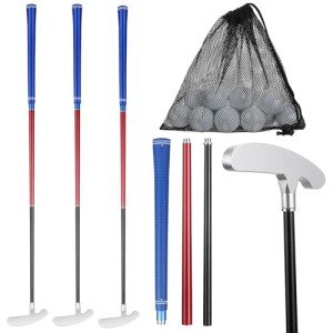 3 Set Golf Putters with 12 Balls for All