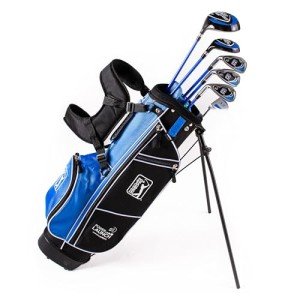 Left Handed PGA TOUR JR 10-Piece Golf Set