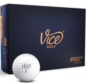 Vice Pro Plus Golf Balls - 12 Pack White