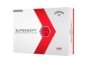 Callaway Supersoft Red Golf Balls (2023)