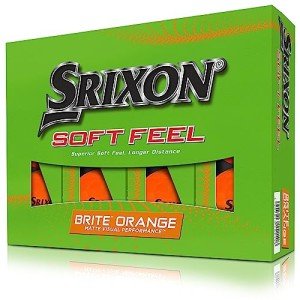 Srixon Soft Feel Brite Orange Golf Balls