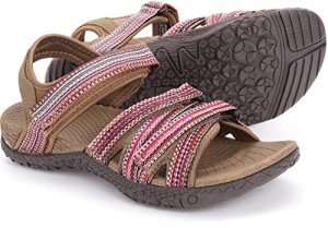 WHITIN Women's Waterproof Hiking Sandals Size 9