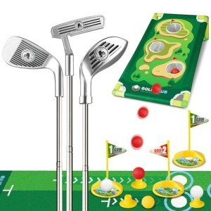 Liberry Kids Golf Set with Putting Mat & Board